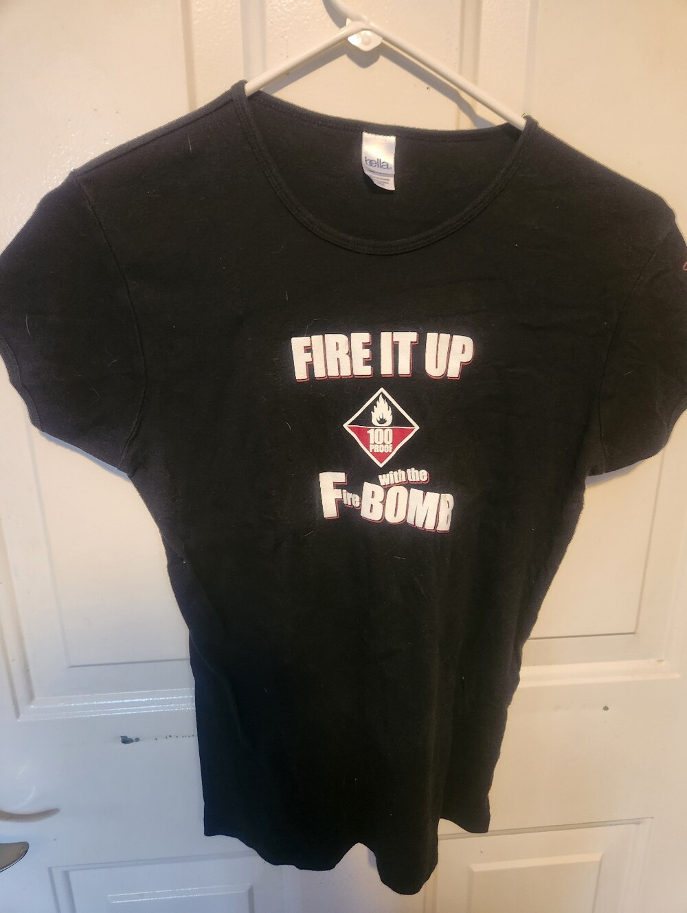 Black "Fire It Up" Graphic Tee